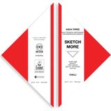 Poli Art Design Üçgen Eskiz Defteri (Suluboya ve Grafik Için) Watercolour Triangle Sketchbook - Açık Kırmızı