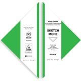 Poli Art Design Üçgen Eskiz Defteri (Suluboya ve Grafik Için) Watercolour Triangle Sketchbook - Açık Yeşil
