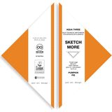 Poli Art Design Üçgen Eskiz Defteri (Suluboya ve Grafik Için) Watercolour Triangle Sketchbook - Turuncu
