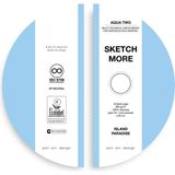 Poli Art Design Yuvarlak D20 cm Eskiz Defteri (Suluboya ve Grafik Için) Watercolor Round Sketchbook - --