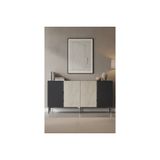 Poli Konsol Ve Tv Sehpası, Antrasit Traverten Silver, 150 Cm, Ka1524Ats
