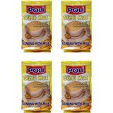 Poli Toz İçecek Sütlü Muz 250 Gr X 4 Adet