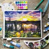 Poliart “doğu Kaleydoskopu” Koleksiyon Eskiz Defteri A5 Limited Edition Watercolor Sketchbook