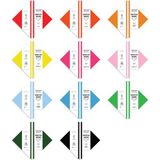 Poliart Süper Set 3ü1 Arada Üçgen Eskiz Defteri Set Marker ve Grafik Için Triangle Skethbook Set
