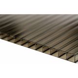 Policam Füme 6 mm 100 x100 cm Polikarbon Levha