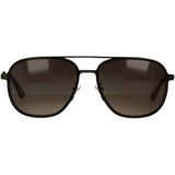 Police Gri Renkli Metal Çerçeve Güneş Gözlüğü 58 mm Erkekler İçin Hafif Tasarım ve Şık Stil SPLL78M 0584 58*16*145
