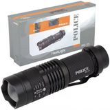 Police Pc-11 Power Led+Zoom Kalem Pilli El Feneri Nm-11