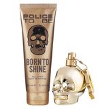 Police To Be Born To Shine Edt 75 Ml+All Over Body Shampoo 100 Ml Erkek Parfüm Seti