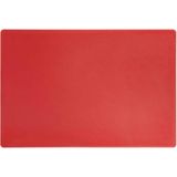 Polietilen Kesme Tahtası Kırmızı Renk 30X50 H2 cm
