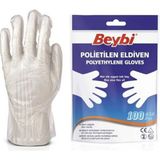 Polietilen Pet Poşet Şeffaf Hışır Market Eldiven 5 Paket 500 Adet
