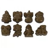Polikarbon Karışık Yılbaşı Çikolata Kalıbı 10 Gr - 634