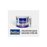 Polikor Polyester Çelik Macun 2700 Gr 6'Lı Koli