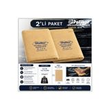 Polikur 3219 Mikrofiber Güderi (Hardal) Süper Lüx Oto Kurulama ve Cam Bezi 50*70cm (2 adet)