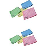 Polikur (8 Adet) 3222 Premium Mikrofiber Genel Temizlik Toz ve Cam Bezi 40X40 Cm. Mi