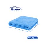 Polikur Mikrofiber Detay ve Parlatma Bezi Mavi 40*40cm (500gsm)