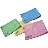 Polikur Mikrofiber Genel Temizlik Toz ve Cam Bezi 40 x 40 cm x 12 Adet 3222 - Renkli
