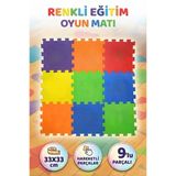 Polimat 33X33 Cm 9 Mm Düz Renkli Eğlenceli Puzzle Yer Matı Ve Eğitici Çocuk Oyun Halısı