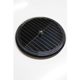 Polimetsun Cam Menfezi Füme - Isı Cam / Cam Balkon / Sandvic Panel Için Oval Havalandırma Menfezi 15cm