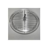 Polimetsun Cam Menfezi Şeffaf - Isı Cam / Cam Balkon / Sandvic Panel Için Oval Havalandırma Menfezi 15cm
