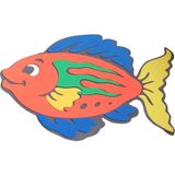 Polin Büyük Boy Eva Sticker - Renkli Balık