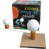 Polin Güneş Dünya Ay Modeli Deney Seti - Eğlenceli Öğrenim İçin 3 Parça Renkli Model