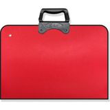 Polin Pro Art Profesyonel Taşınabilir Resim Çantası, 37X54CM, Çok Renkli - Kırmızı
