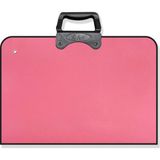 Polin Pro Art Profesyonel Taşınabilir Resim Çantası, 37X54CM, Çok Renkli - Pembe