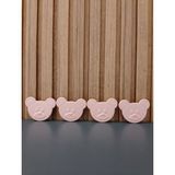 Poliplast Çoçuk Odası ve Genç Odası, Dolap ve Çekmece Kulp /4 Adet - 330VE - Pembe