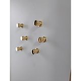 Poliplast Dolap ve Çekmece Kulpları / Gold / 6 Adet - 016 GOLD KULP