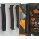 Poliplast Gömme Dolap Kulpu / Renk Siyah / 4 adet