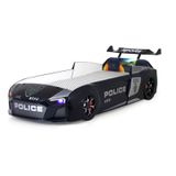 Polis Arabalı Yatak V12 Audi Işıklı Full Plastik