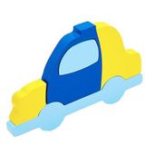 Polis Arabası Ahşap Puzzle & Denge Oyunu