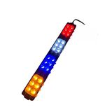 Polis Çakar Ip65 2835Smd Kırmızı Mavi Sarı Beyaz Flaş Strobe Işıklar Aydınlatma Oto Araba Motor 200Lm Led Dc 12V 24W 24 Göz Led 4 Renk 203X26mm