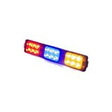 Polis Çakar Ip65 2835Smd Kırmızı Mavi Sarı Flaş Strobe Işıklar Aydınlatma Oto Araba Motor 200Lm Led Dc 12V 9W 18 Göz Led 3 Renk 150X26mm