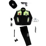 Polis Kostümü Alt Üst + Şapka + Oyuncak seti Çocuk Polis Kostümü - Çocuk Polis Kıyafeti Çocuk Kostüm