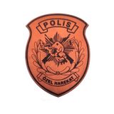 Polis Özel Harekat Deri Peç- Arma - Patch Çok Renkli