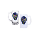 Polis Teşkilatı Kulplu Bira Bardağı Buzlu veya Şeffaf Seçenekli 0180