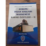 Polis Uygulamalarıyla İlgili Avrupa İnsan Hakları Mahkemesi Karar Özetleri 2 (Sahafiye Kitap)