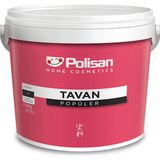 Polisan 10 kg Beyaz Tavan Boyası İç Mekan Kullanımı için Mat Profesyonel Kalite