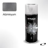 Polisan 400 ml Metalik Alüminyum RAL-9022 Sprey Boya İç ve Dış Mekan Kullanımı için Uzun Ömürlü