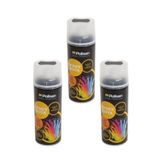 Polisan Akrilik Sprey Boya Mat Siyah RAL 9004, 400 ml, 3'lü Set