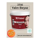 Polisan Elegans Extra Yarı Mat Küf Önleyici İç Cephe Boyası Yalın Beyaz
