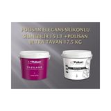 Polisan Elegans Soft Mat (DOĞAL BEJ) 15 Lt +Polisan Ultra Tavan 17.5 kg - Cİ-6481 / 1640 Doğal Bej