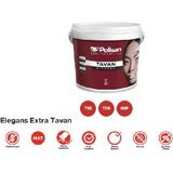 Polisan Elegans Tavan Boyası 17,5 Lt Beyaz Mat 17 m²/L Antibakteriyel
