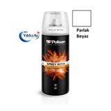 Polisan Parlak Beyaz Sprey Boya 400 ml | Akrilik | Hızlı Kuruma | Metal Ahşap Plastik Cam Kağıt