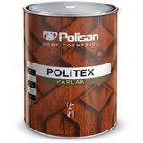 Polisan Politex Lüx Vernik Ahşap Koruyucu Parlak Renksiz 0,75Lt standart