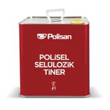 Polisan Selülozik Tiner 3 Litre – Boya ve Vernik İçin Yüksek Performanslı İnceltici, Hızlı Buharlaşma, Pürüzsüz Yüzey, Profesyonel Kullanım