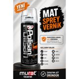 Polisan Vernik Sprey Akrilik Şeffaf Mat 400 ml (rölyef tablo vb. için uygun)