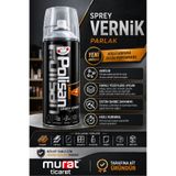 Polisan Vernik Sprey Akrilik Şeffaf Parlak 400 ml