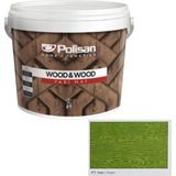 Polisan Wood&wood Anti Aging Ahşap Verniği Yarı Mat Su Bazlı Ahşap Boyası 2,5 Lt - 2.5 LT - yeşil